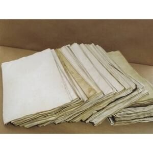 20 Coffee Dyed 8.5"x14" Papers, Hand Dyed Papers, Junk Journal Supply